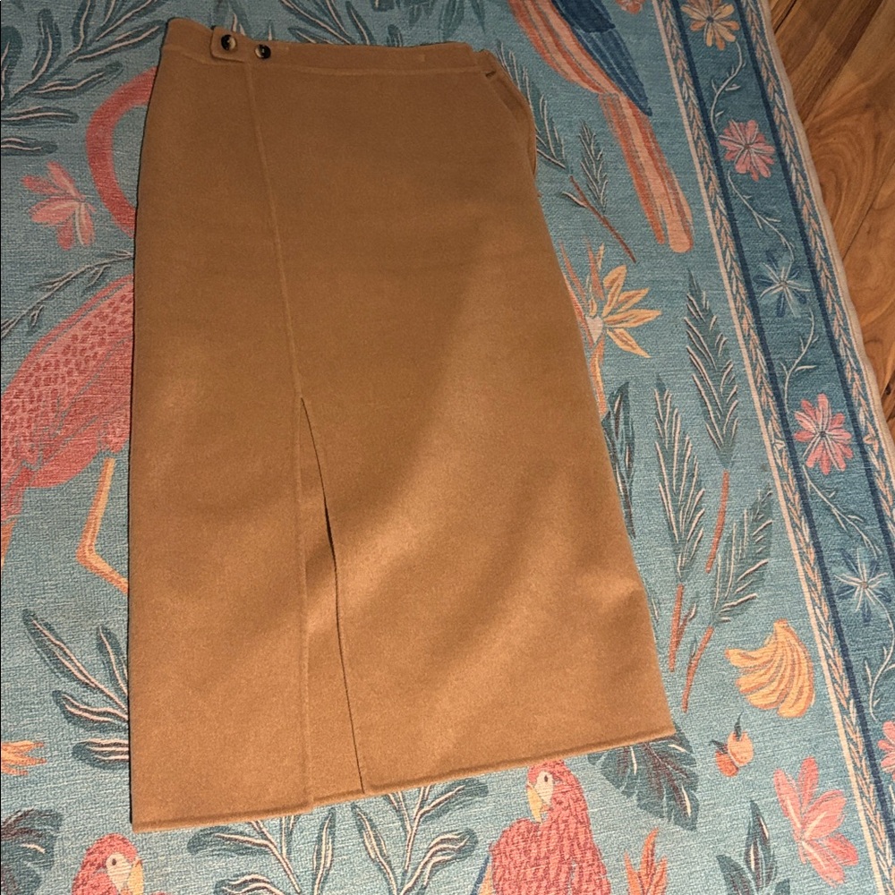 Proenza Schouler Camel Wool Skirt - Picture 6 of 9